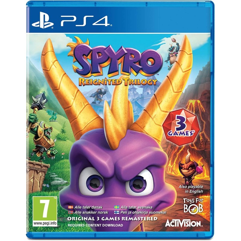 SPYRO REIGNITED TRILOGY PS4 Jeux PS4 Bruno Vidéo