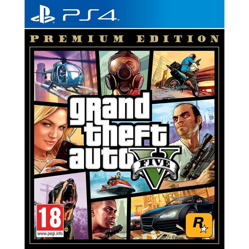 GTA 5 PREMIUM EDITION PS4 Jeux PS4 Bruno Vidéo