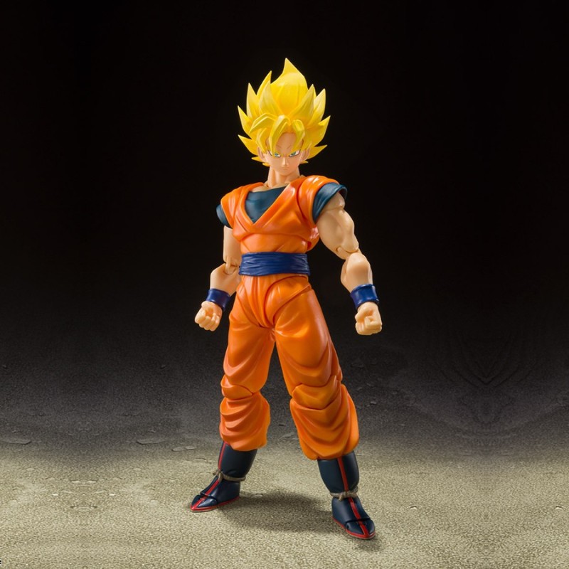 DRAGON BALL Z - SS FULL POWER SON GOKU - S. H. FIGUARTS 14CM Figurines Bruno Vidéo