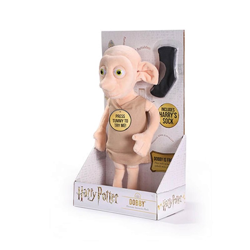 HARRY POTTER - DOBBY - PELUCHE INTERACTIVE Produits dérivés Bruno Vidéo