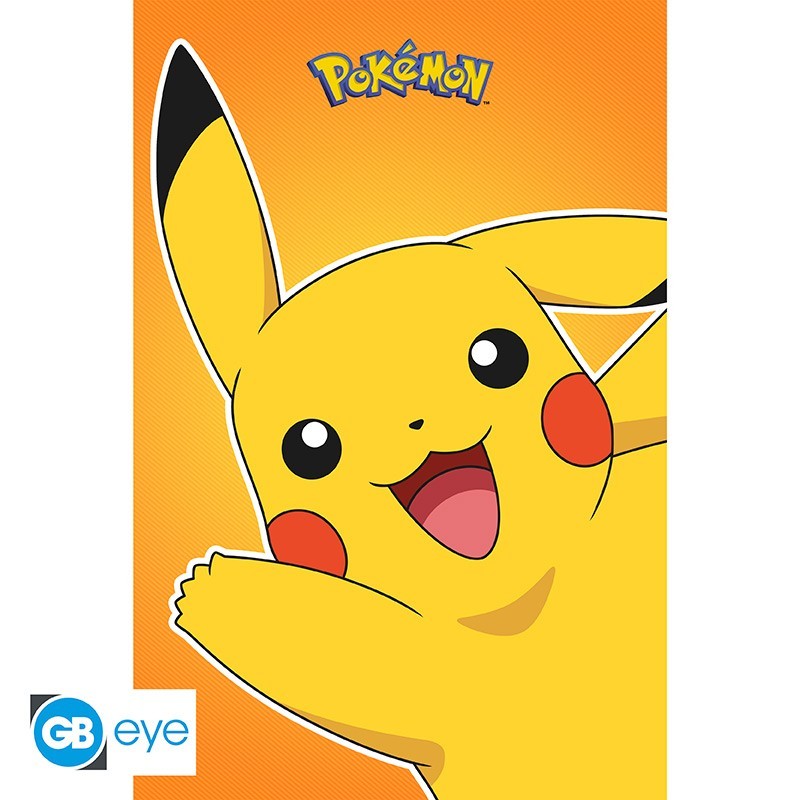 POKEMON - PIKACHU - POSTER 91.5X61 Produits dérivés Bruno Vidéo