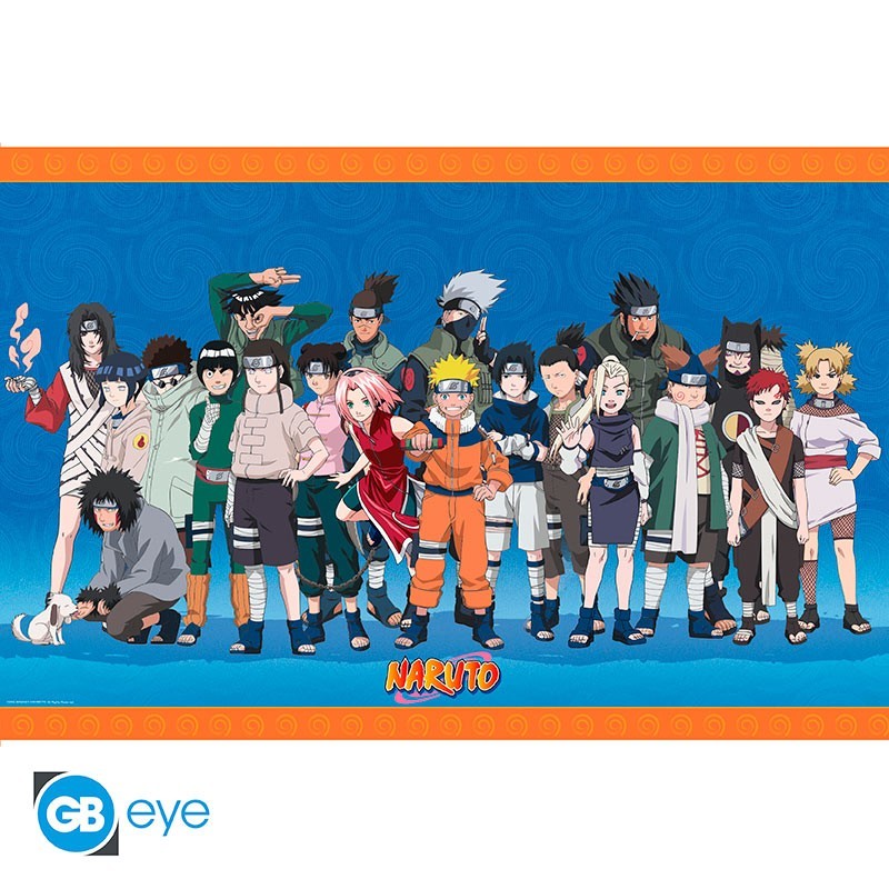 NARUTO - POSTER NINJAS KONOHA  91.5X61 Produits dérivés Bruno Vidéo