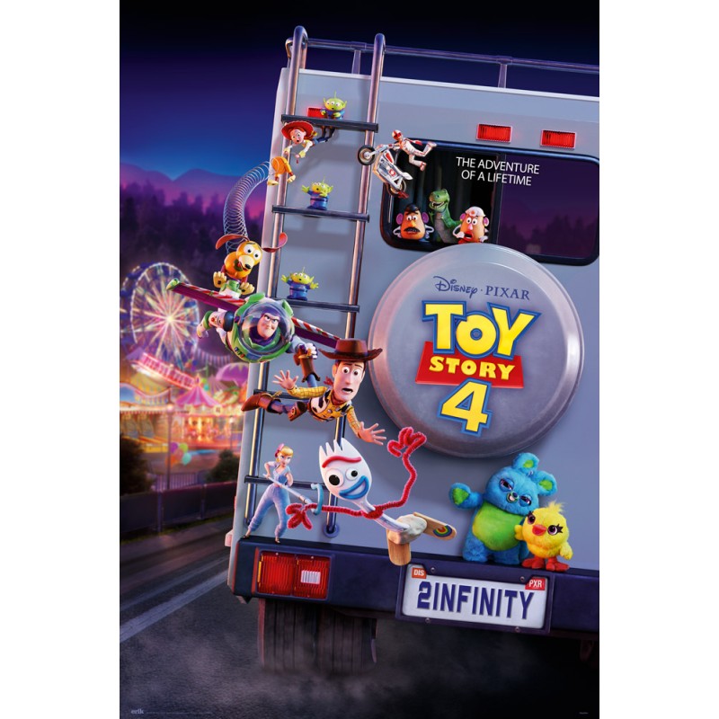 DISNEY - TOY STORY 4 - POSTER 61X91CM Produits dérivés Bruno Vidéo