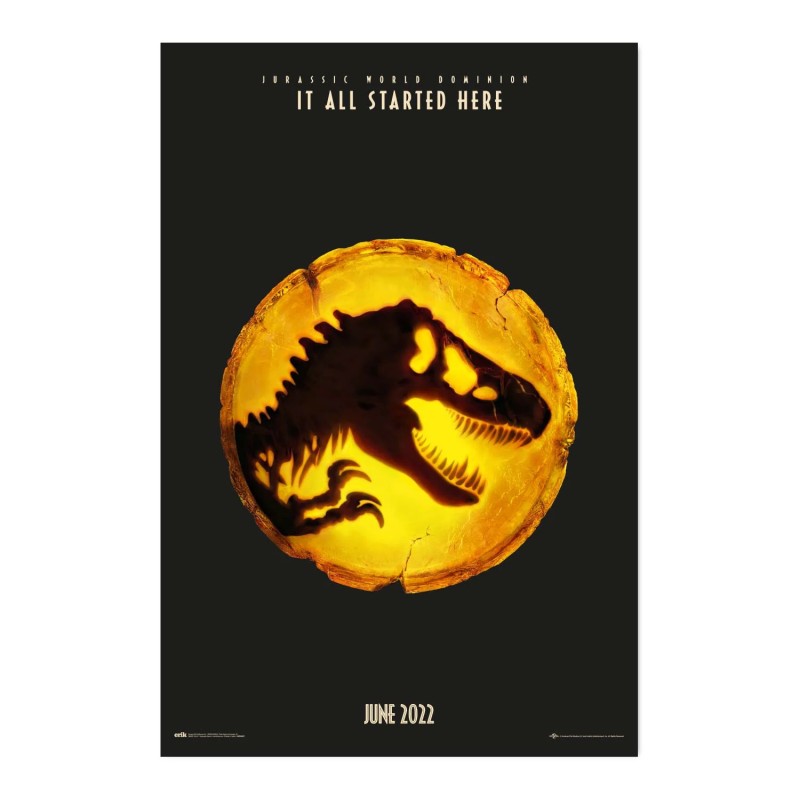 JURASSIC WORLD - DOMINION - POSTER 61X91CM Produits dérivés Bruno Vidéo