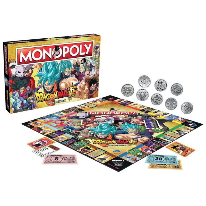 MONOPOLY - DRAGON BALL SUPER Produits dérivés Bruno Vidéo