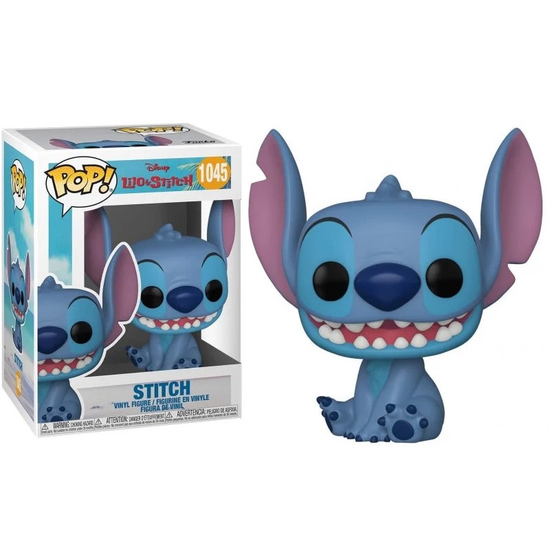 POP LILO & STITCH - SMILLING SEATED STITCH 1045 Produits dérivés Bruno Vidéo