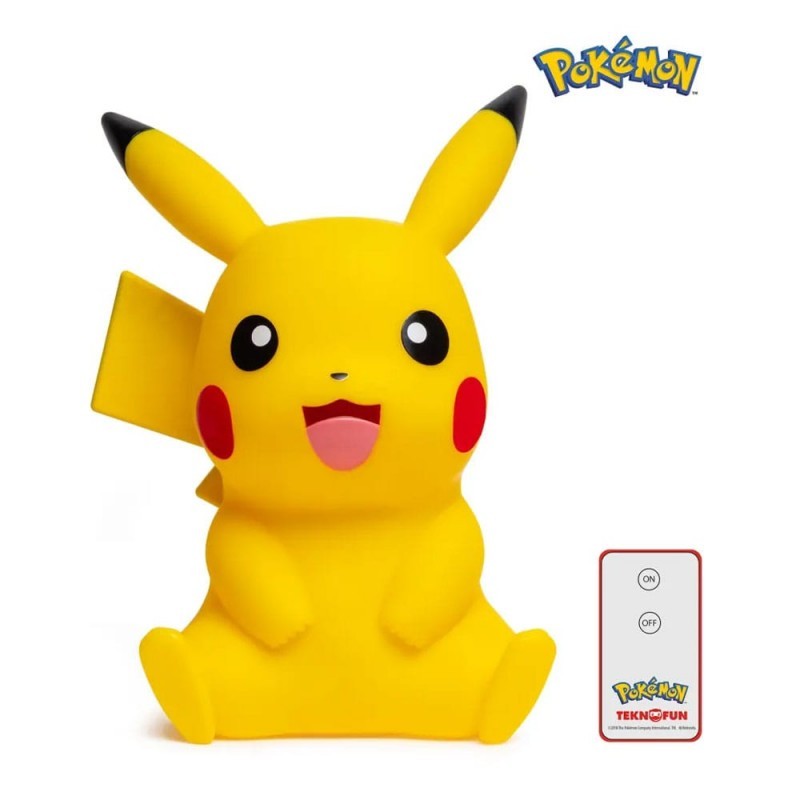 POKEMON - PIKACHU ASSIS - LAMPE LED 40CM Produits dérivés Bruno Vidéo