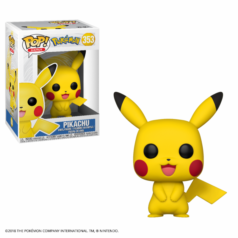 POP POKEMON PIKACHU BOBBLE HEAD 353 Figurines Funko Pop Bruno Vidéo