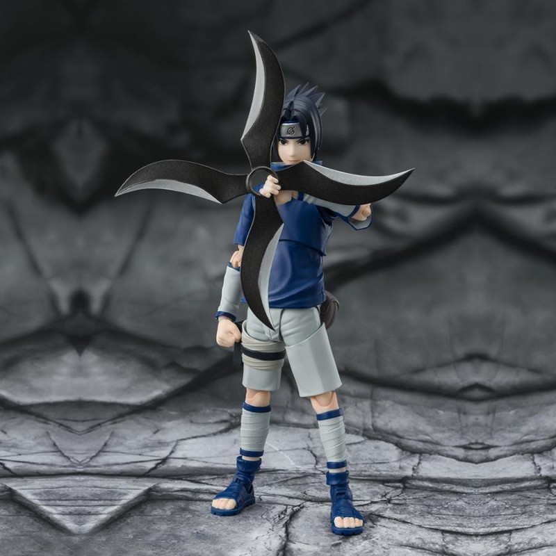 NARUTO - SASUKE UCHIHA - NINJA PRODIGY - FIGURINE S. H. FIGUARTS 13.5CM Figurines Bruno Vidéo