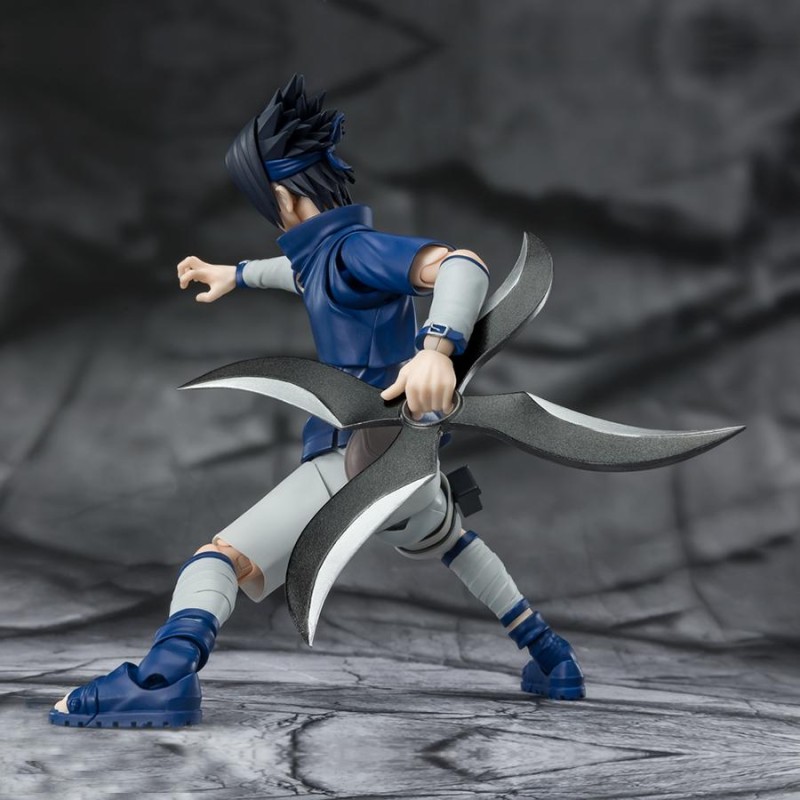 NARUTO - SASUKE UCHIHA - NINJA PRODIGY - FIGURINE S. H. FIGUARTS 13.5CM Figurines Bruno Vidéo