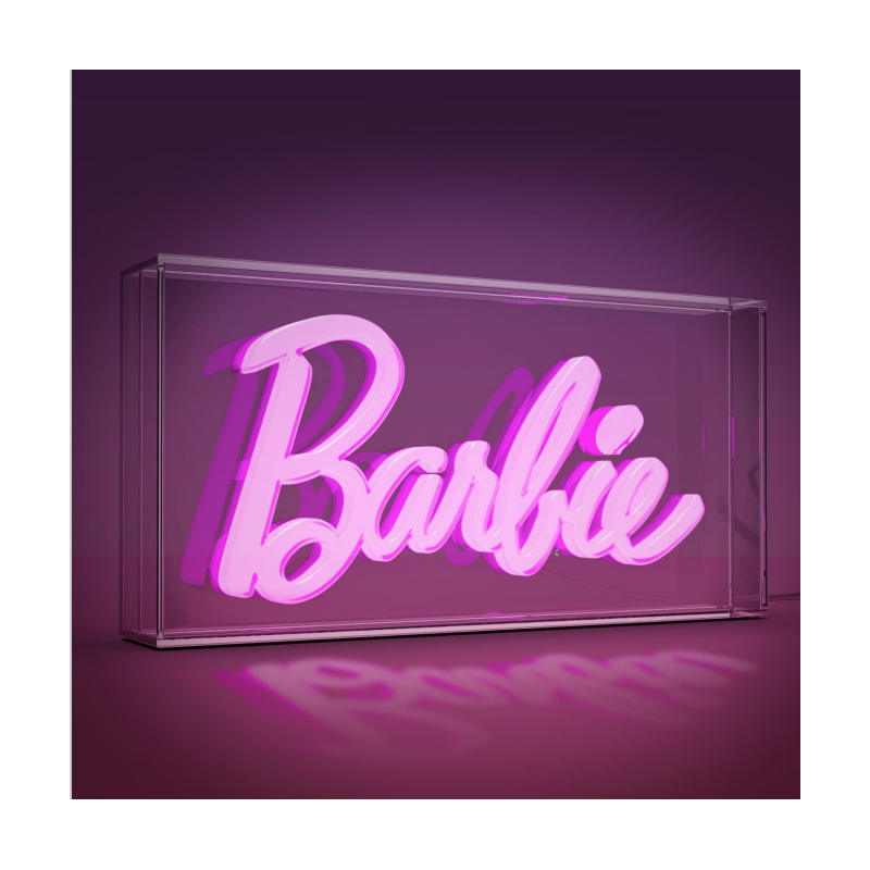 BARBIE - LOGO - LAMPE LED NEON Produits dérivés Bruno Vidéo