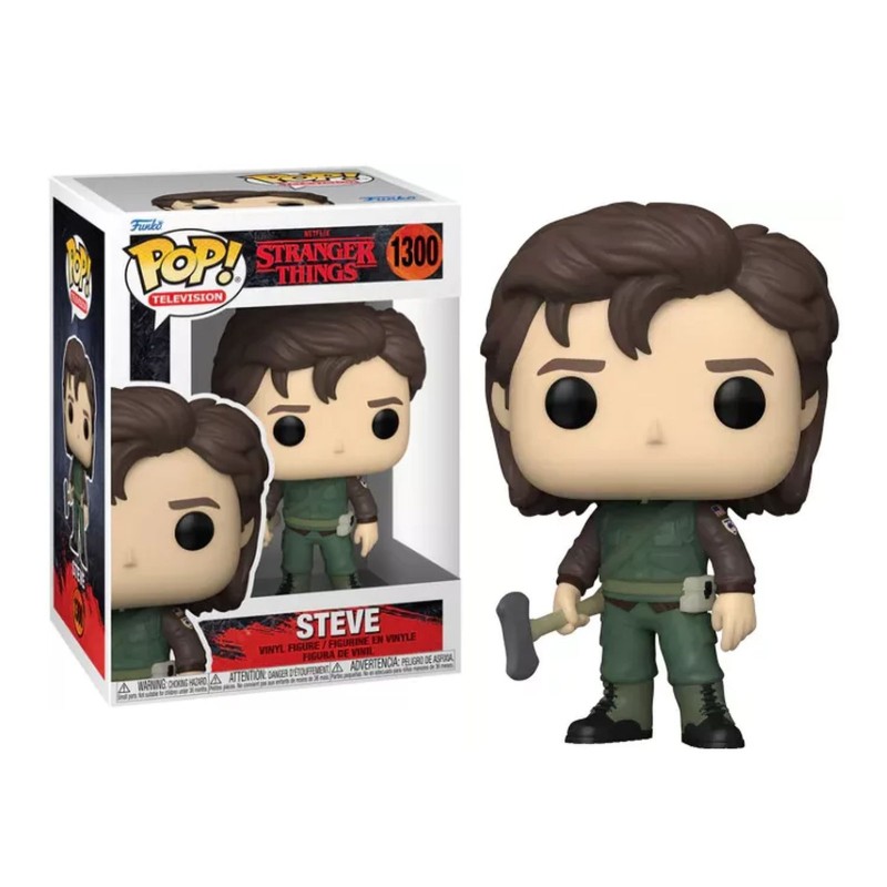 POP STRANGER THINGS S4 - HUNTER STEVE 1300 Produits dérivés Bruno Vidéo