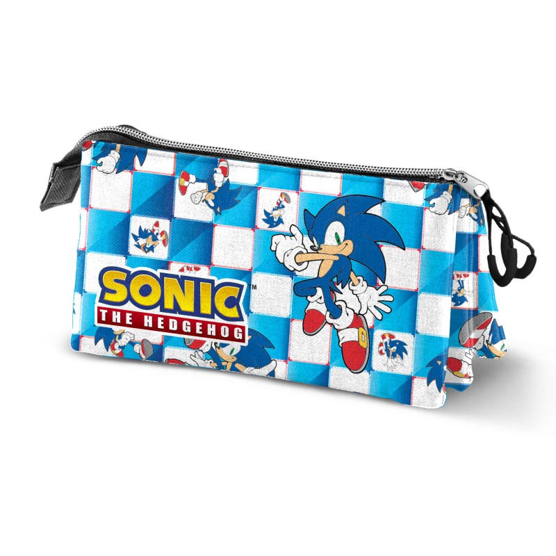 SONIC - BLUE LAY - TROUSSE TRIPLE 23X11X10CM Produits dérivés Bruno Vidéo