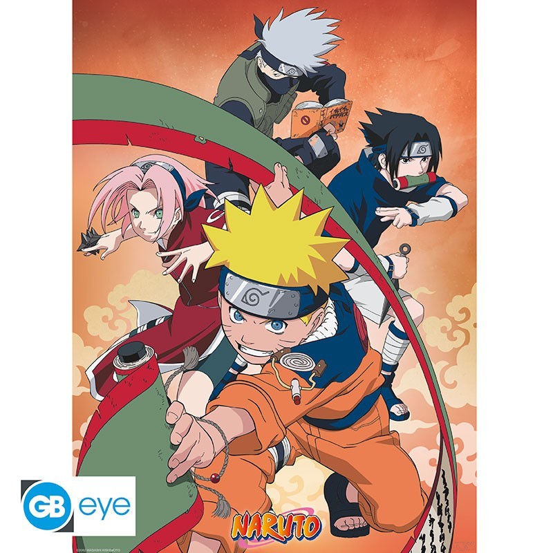 NARUTO - NARUTO VS SASUKE - SET 2 POSTERS 52X38 Produits dérivés Bruno Vidéo