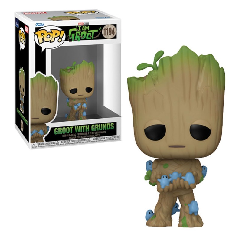 POP I AM GROOT - GROOT WITH GRUNDS - 1194 Produits dérivés Bruno Vidéo