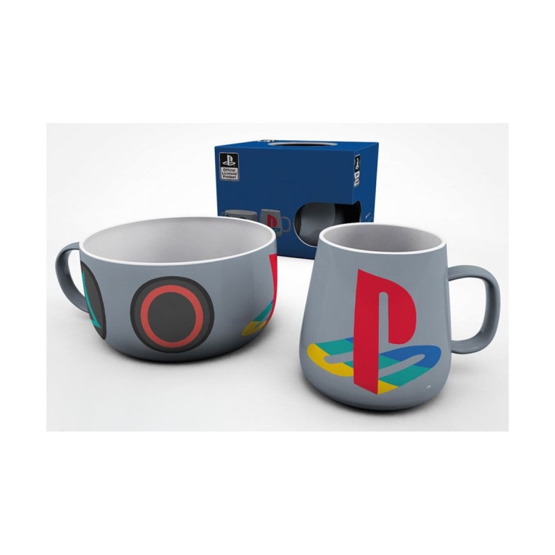 PLAYSTATION - SET PETIT DEJEUNER MUG + BOL - CLASSIQUE Produits dérivés Bruno Vidéo