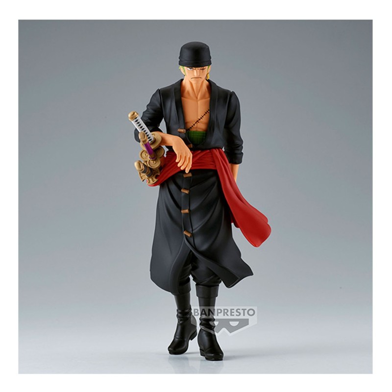 ONE PIECE - RORONOA ZORO - FIGURINE THE SHUKKO 17CM Figurines Bruno Vidéo