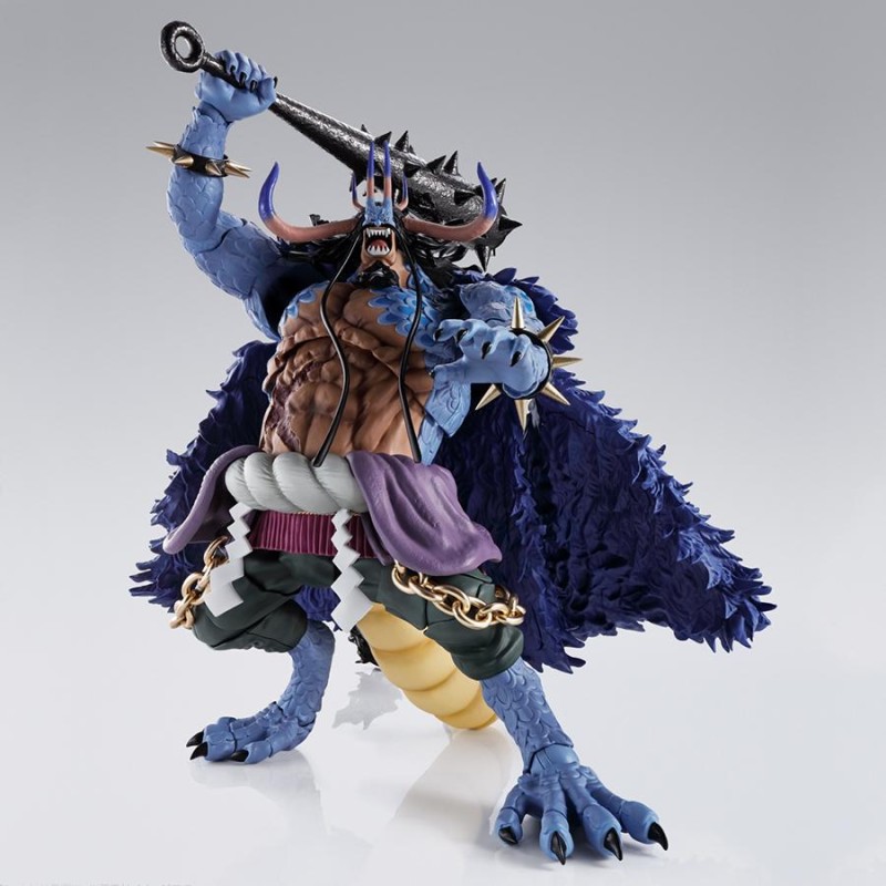 ONE PIECE - FIGURINE KAIDO KING OF THE BEASTS - MAN BEAST FORM - S. H. FIGUARTS - One Piece Bruno Vidéo