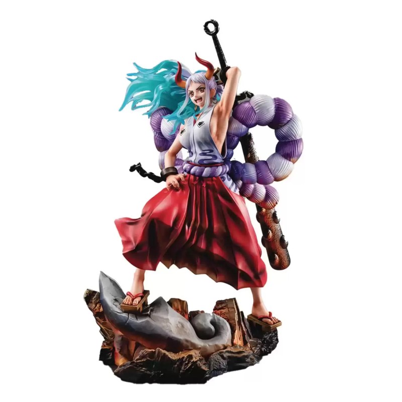 ONE PIECE - YAMATO - STATUETTE PVC P. O. P. WA - MAXIMUM 27CM