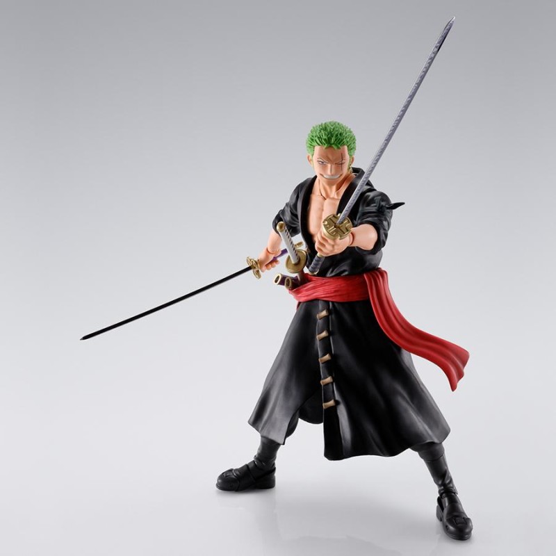 ONE PIECE - ZORO ONIGASHIMA - FIGURINE S. H. FIGUARTS 15CM Figurines Bruno Vidéo