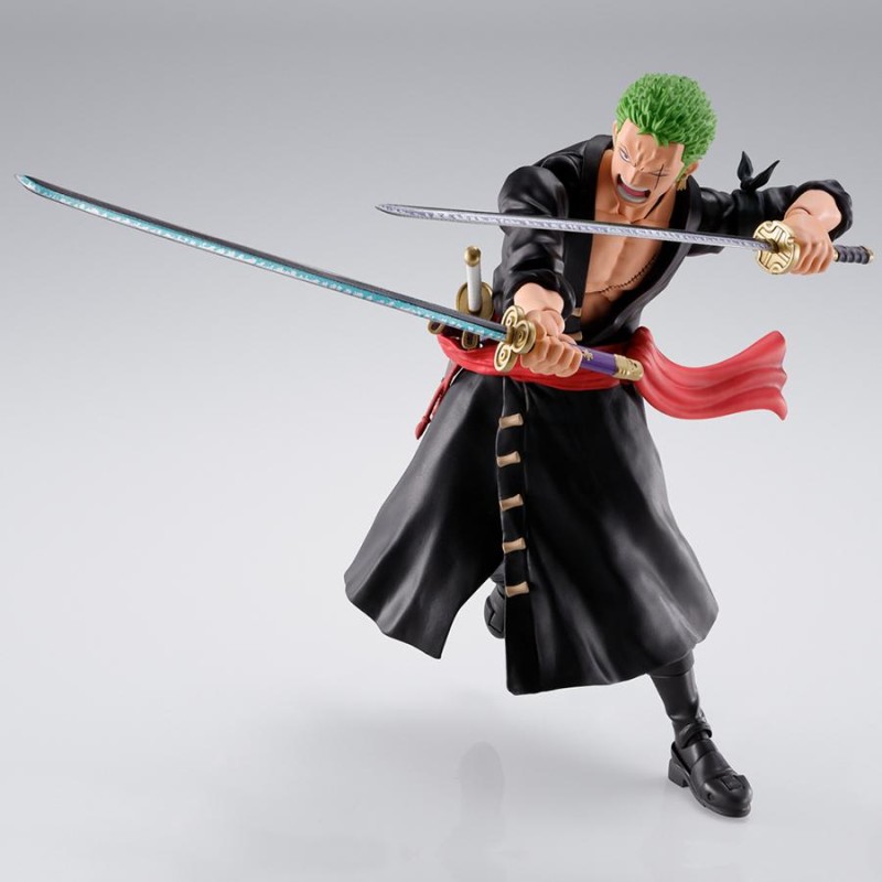 ONE PIECE - ZORO ONIGASHIMA - FIGURINE S. H. FIGUARTS 15CM Figurines Bruno Vidéo