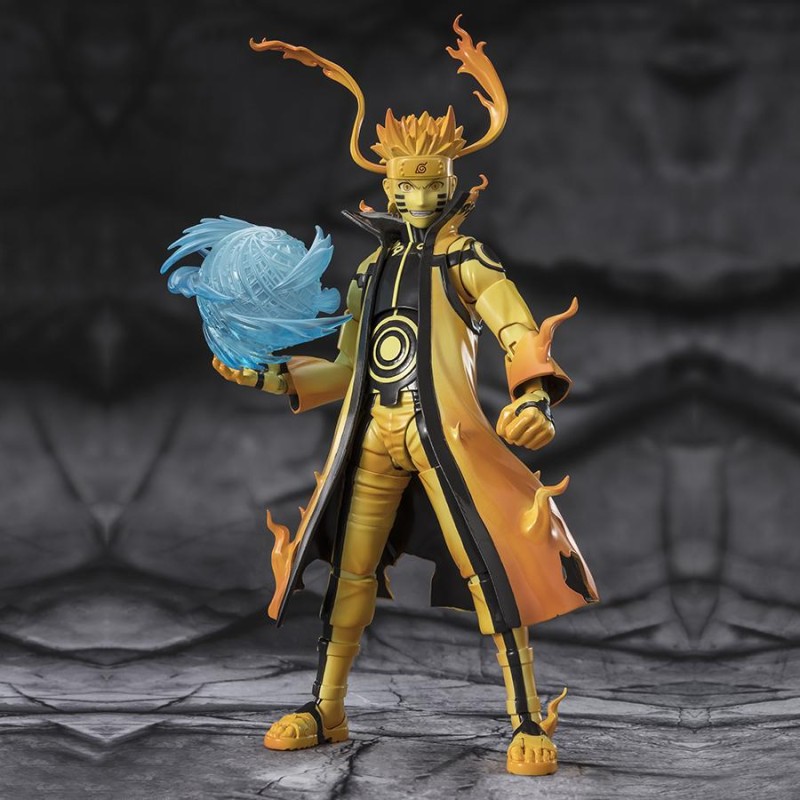 FIGURINE NARUTO UZUMAKI KURAMA LINK MODE - S. H. FIGUARTS 14.5CM Figurines Bruno Vidéo