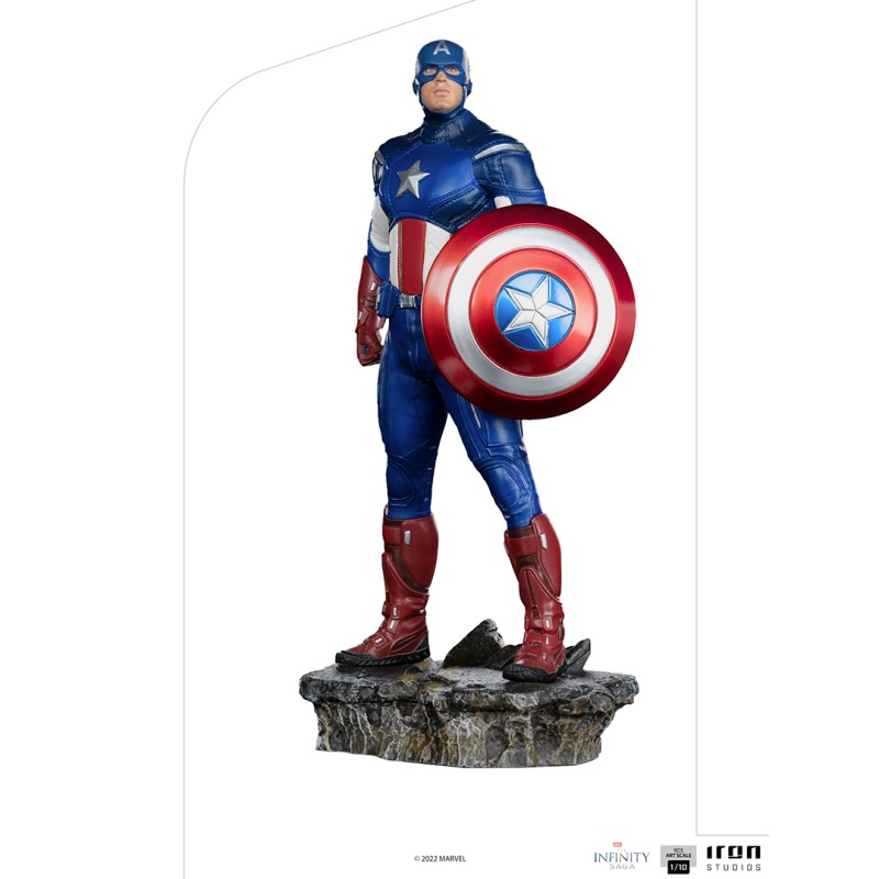 INFINITY SAGA - CAPTAIN AMERICA BATTLE NY - STATUE BDS ART SCALE 1/10 - 23CM Figurines Bruno Vidéo