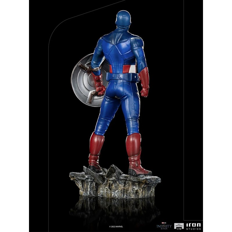 INFINITY SAGA - CAPTAIN AMERICA BATTLE NY - STATUE BDS ART SCALE 1/10 - 23CM Figurines Bruno Vidéo