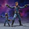 GUARDIANS OF THE GALAXY 3 - STAR LORD & ROCKET RACCOON - FIGURINE S. H. FIGUARTS Super Héros Bruno Vidéo