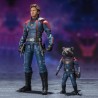 GUARDIANS OF THE GALAXY 3 - STAR LORD & ROCKET RACCOON - FIGURINE S. H. FIGUARTS Super Héros Bruno Vidéo