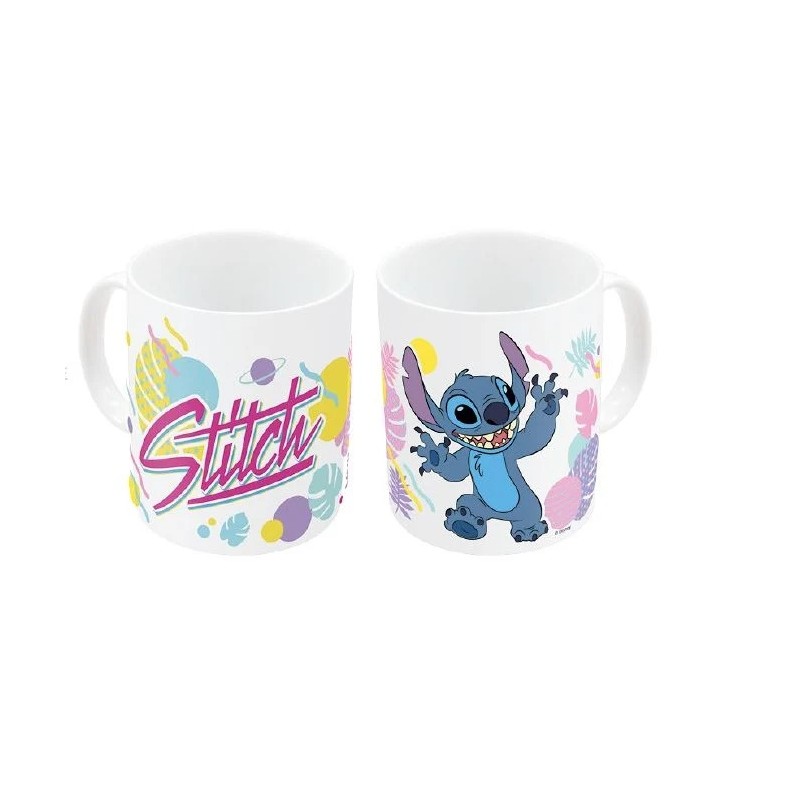 STITCH - HAWAIAN FLOWER - MUG CERAMIQUE 325ML Mugs Bruno Vidéo