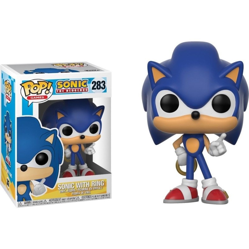 POP SONIC - SONIC WITH RING 283 Figurines Funko Pop Bruno Vidéo