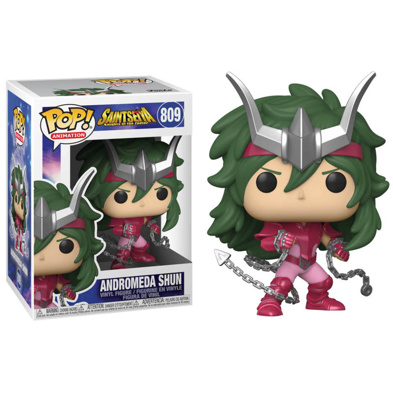 POP SAINT SEIYA ANFROMEDA SHUN VINYL 809 Figurines Funko Pop Bruno Vidéo