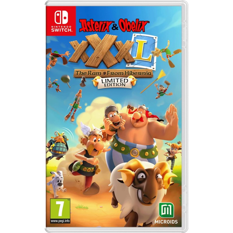 ASTERIX ET OBELIX XXXL LE BELIER D'HIBERNIE EDITION LIMITEE SWITCH Jeux Switch Bruno Vidéo