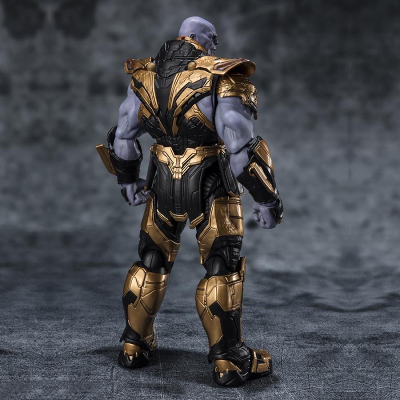 MARVEL - FIGURINE THANOS FIVE YEARS LATER 2023 EDITION - S. H. FIGUARTS Super Héros Bruno Vidéo