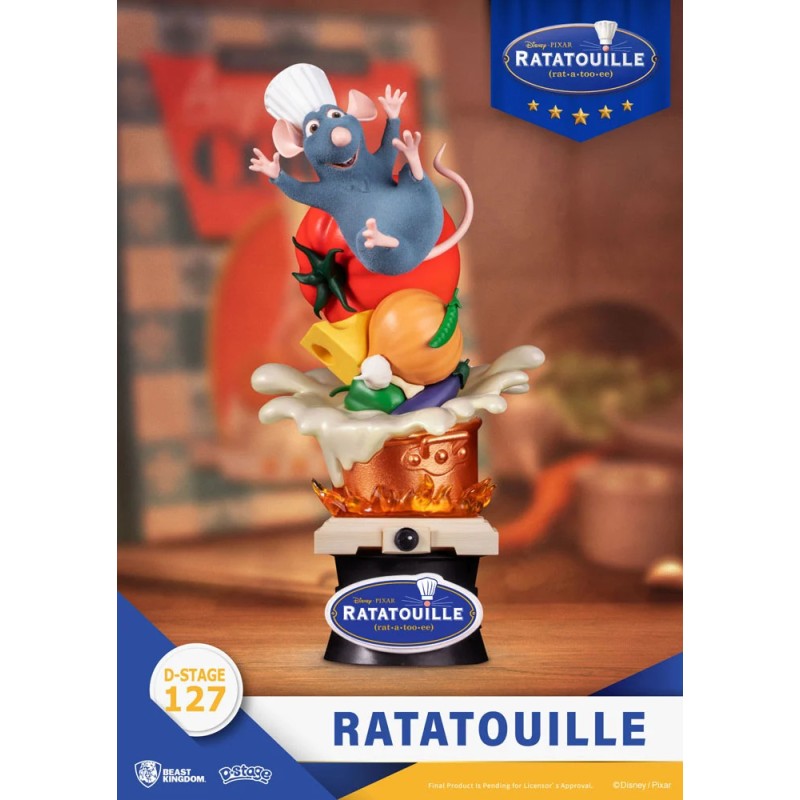 RATATOUILLE - REMY - DIORAMA D-STAGE 15CM Cinéma / Série TV Bruno Vidéo