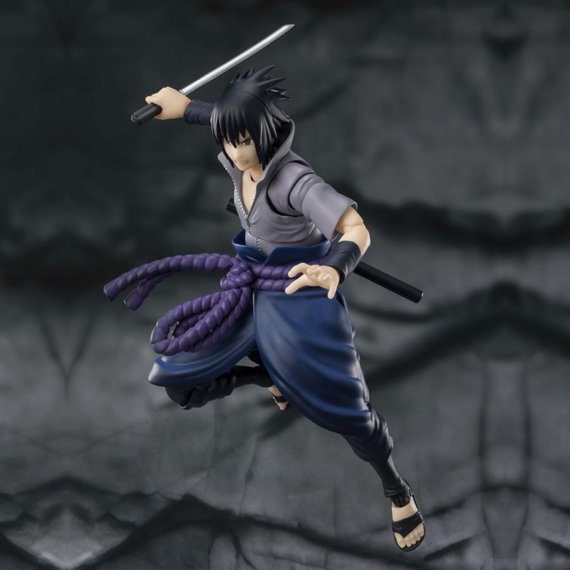 NARUTO - SASUKE UCHIHA HATRED - FIGURNIE S. H. FIGUARTS 15CM Figurines Bruno Vidéo