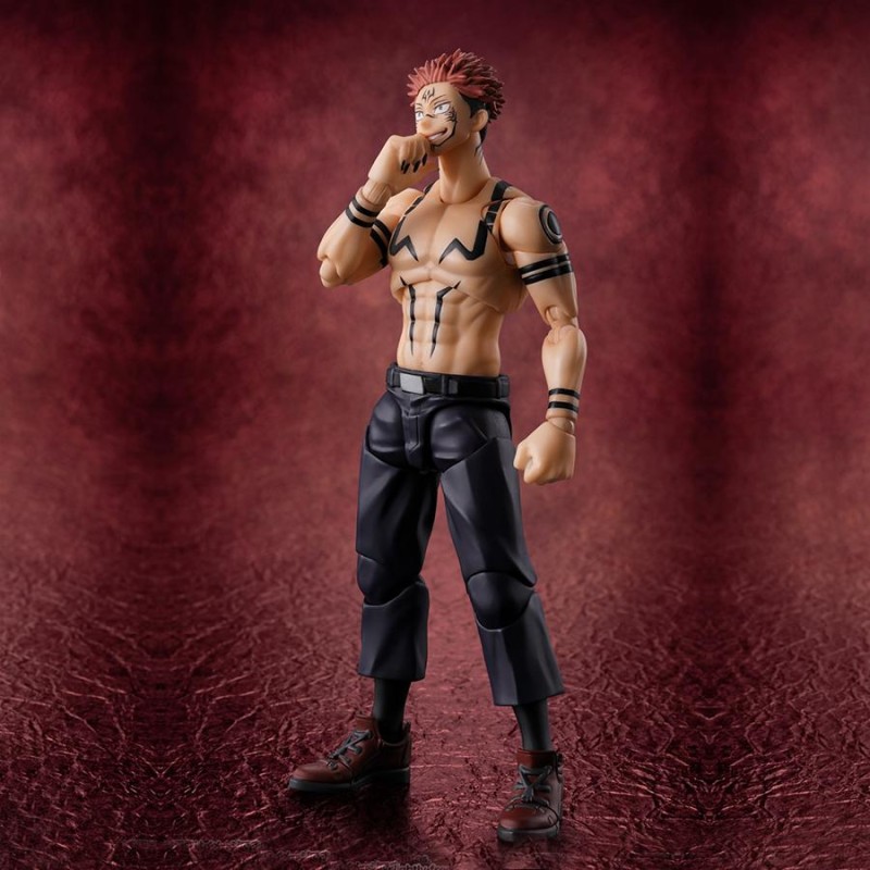 JUJUTSU KAISEN - SUKUNA - FIGURINE S. H. FIGUARTS 15CM Figurines Bruno Vidéo