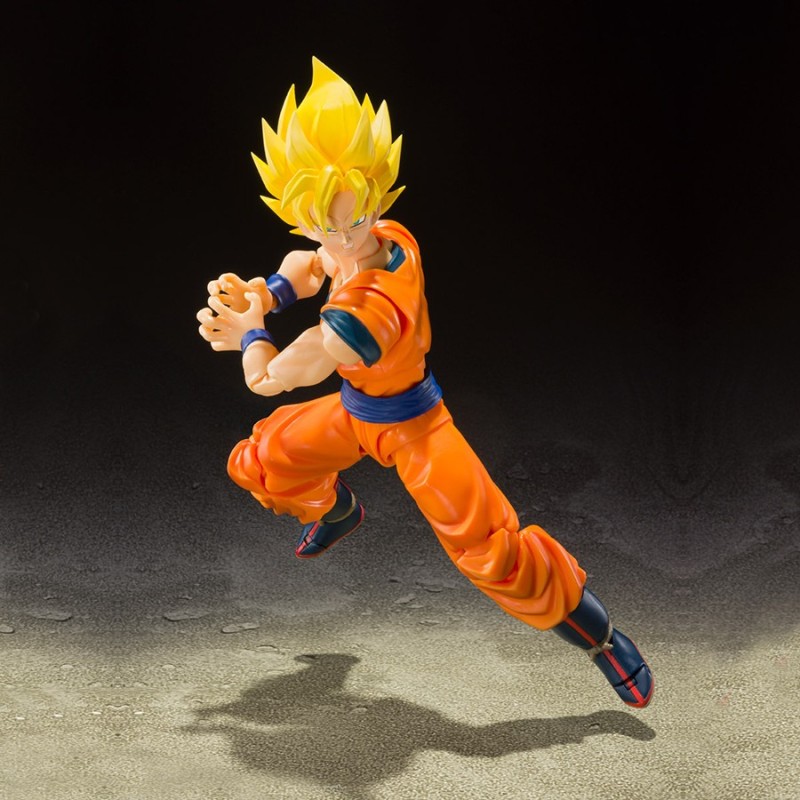 DRAGON BALL Z - SS FULL POWER SON GOKU - S. H. FIGUARTS 14CM Figurines Bruno Vidéo