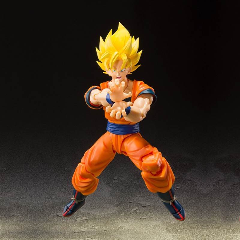 DRAGON BALL Z - SS FULL POWER SON GOKU - S. H. FIGUARTS 14CM Figurines Bruno Vidéo