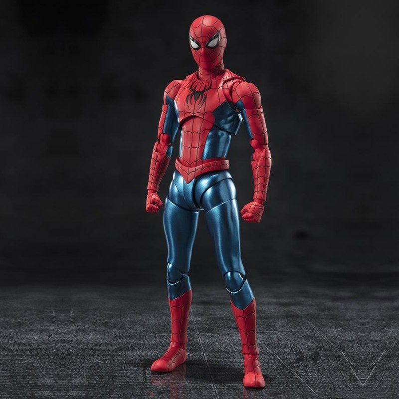 MARVEL - SPIDER - MAN (NEW RED & BLUE SUIT) - FIGURINE S. H. FIGUARTS 15CM Figurines Bruno Vidéo