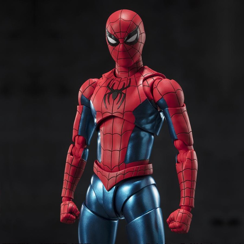 MARVEL - SPIDER - MAN (NEW RED & BLUE SUIT) - FIGURINE S. H. FIGUARTS 15CM Figurines Bruno Vidéo