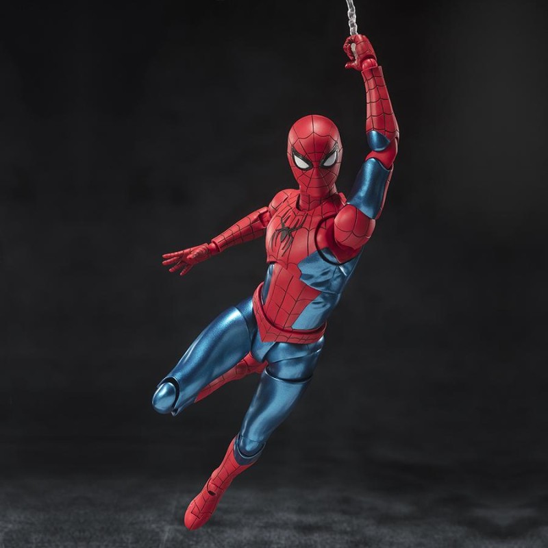 MARVEL - SPIDER - MAN (NEW RED & BLUE SUIT) - FIGURINE S. H. FIGUARTS 15CM Figurines Bruno Vidéo