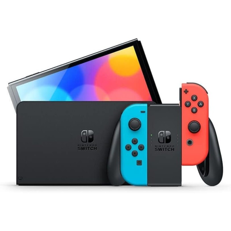 CONSOLE NINTENDO SWITCH OLED JOY CON BLEU/ROUGE Consoles Switch Bruno Vidéo