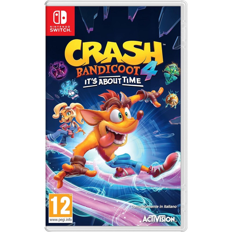 CRASH BANDICOOT IT'S ABOUT TIME SWITCH Jeux Switch Bruno Vidéo