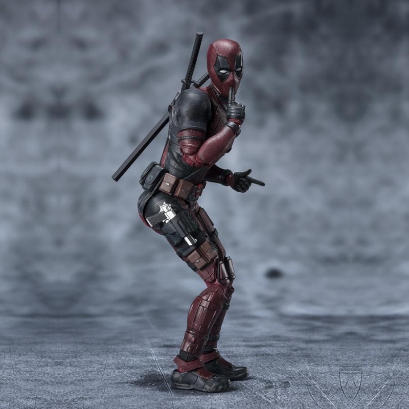 MARVEL - FIGURINE DEADPOOL 2 - S. H. FIGUARTS 15,5CM Figurines Bruno Vidéo