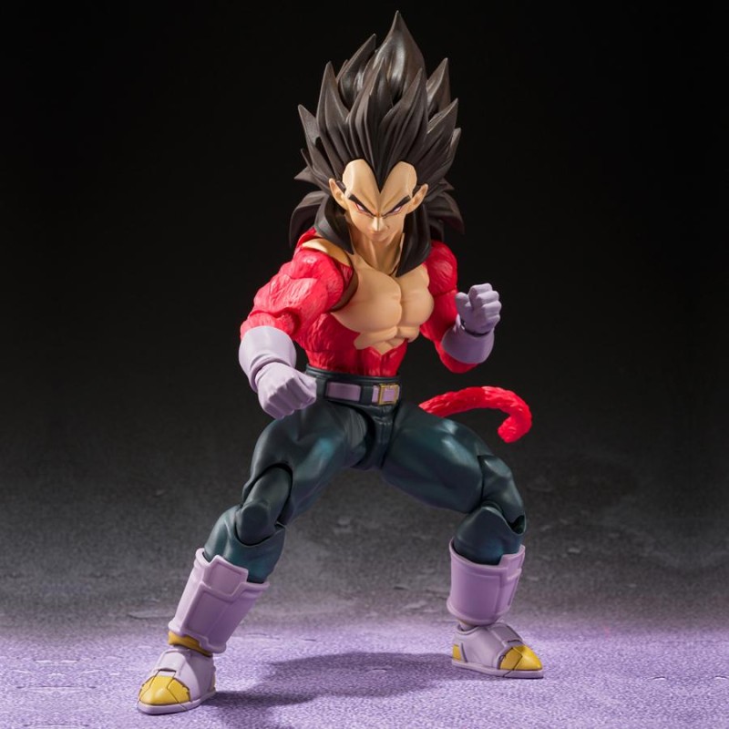 DRAGON BALL GT - SUPER SAIYAN 4 VEGETA - STATUETTE S. H. FIGUARTS 13CM Figurines Bruno Vidéo