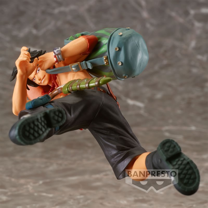 ONE PIECE - PORTGAS - SCULTURES BIG BANPRESTO FIGURE COLLOSSEUM 9CM Figurines Bruno Vidéo