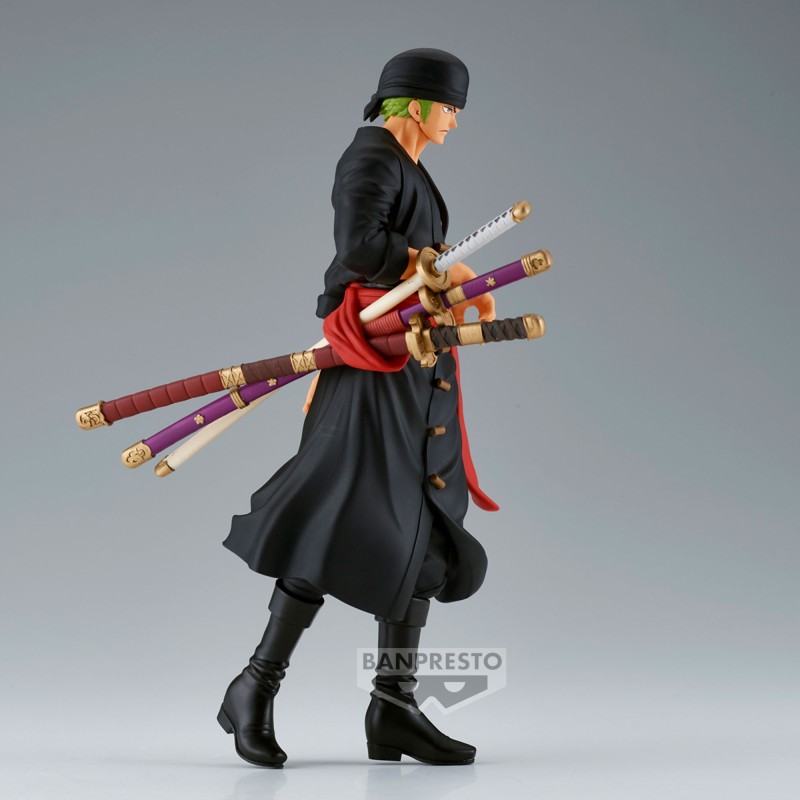 ONE PIECE - RORONOA ZORO - FIGURINE THE SHUKKO 17CM Figurines Bruno Vidéo