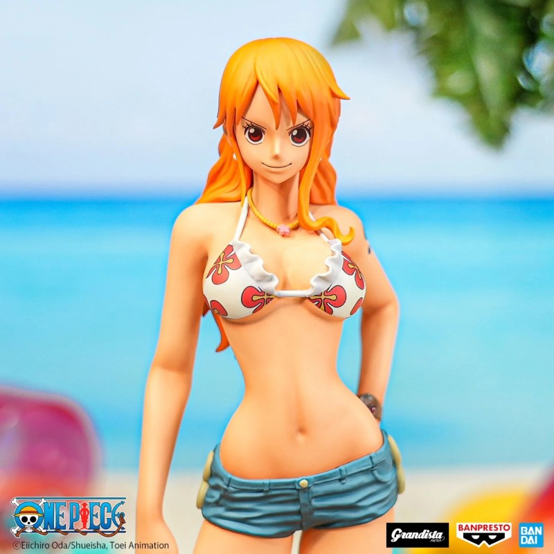 ONE PIECE - NAMI - FIGURINE GRANDISTA NERO 28CM Figurines Bruno Vidéo